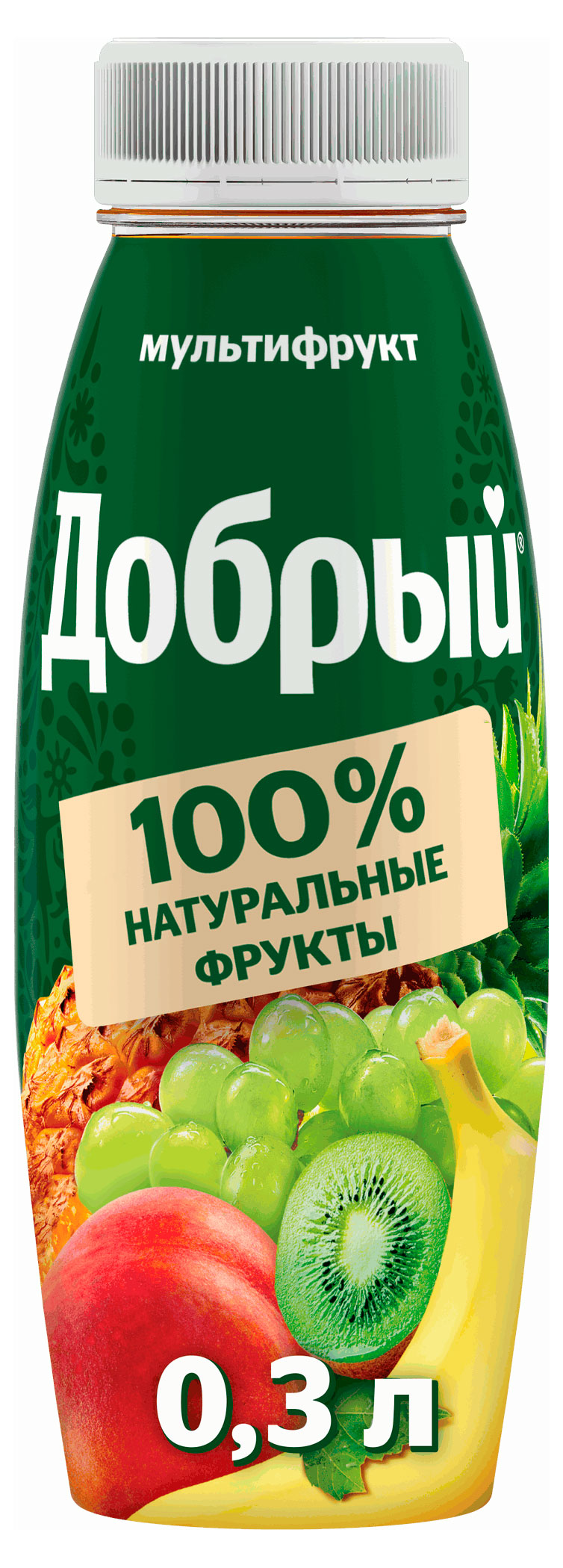 Нектар Добрый Мультифрукт обогащенный провитамином А, 300 мл