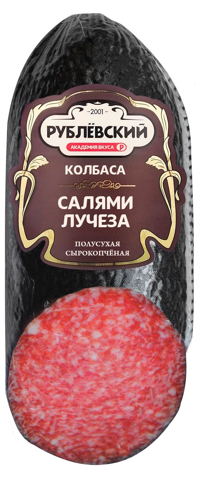 Колбаса сырокопченая Рублёвский Салями Лучеза, ~ 700 г