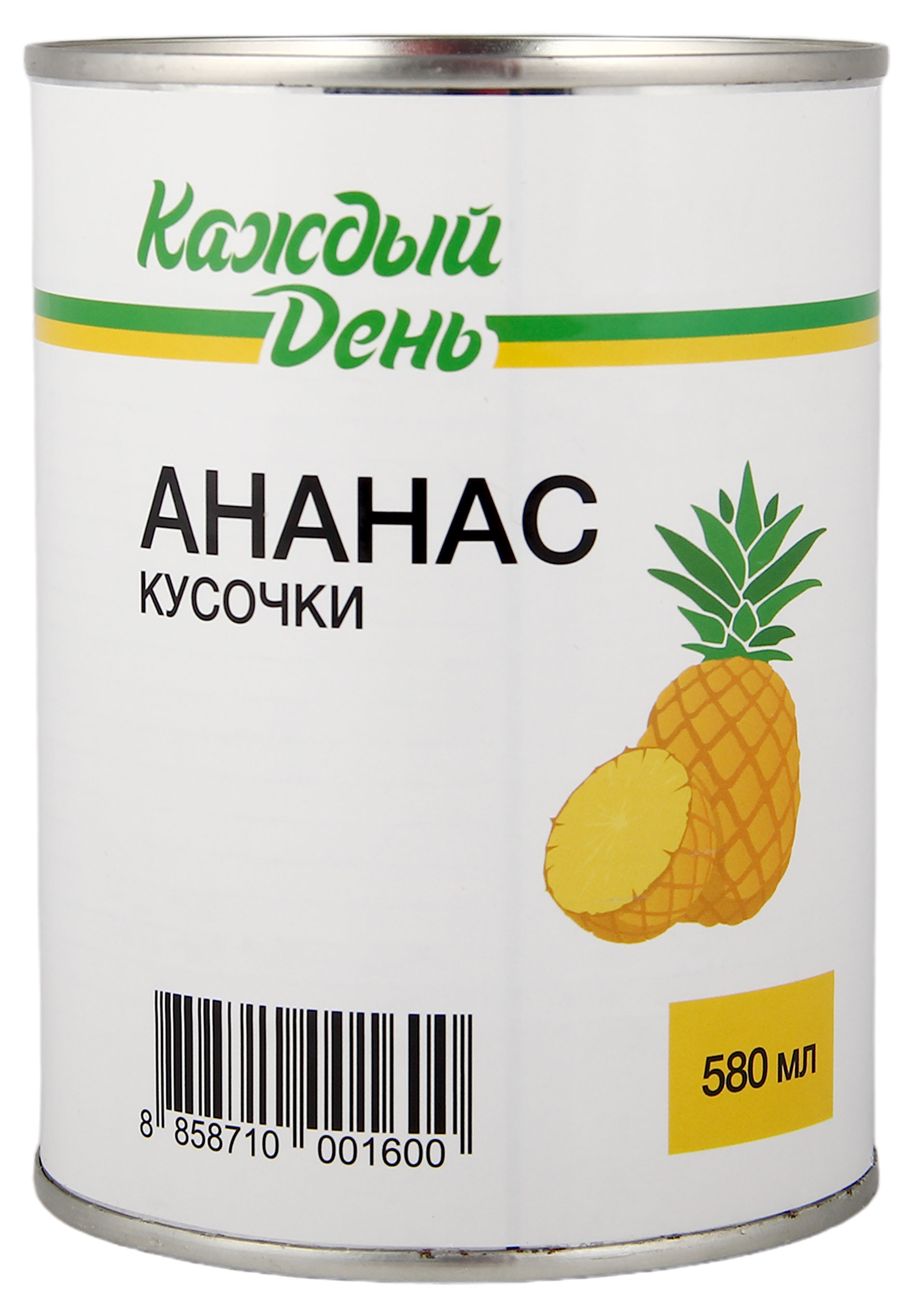 Ананас Каждый день в кусочках Таиланд, 580 мл