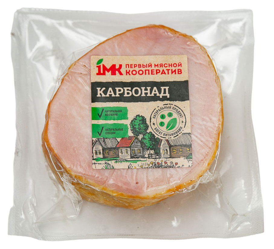 Карбонад свиной варено-копченый 1МК, ~ 0,4 кг