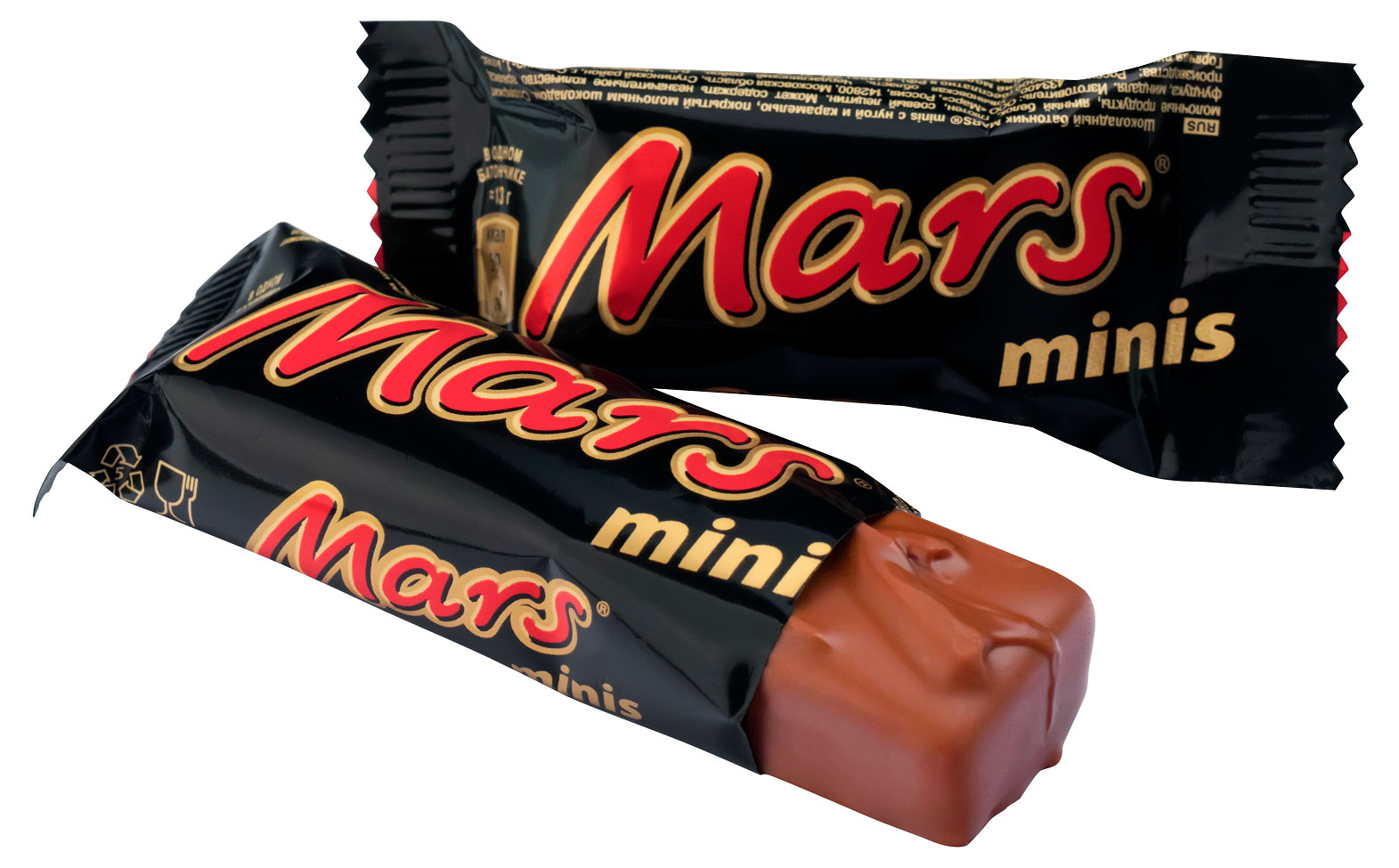 Конфеты шоколадные Mars minis с карамелью и нугой, вес