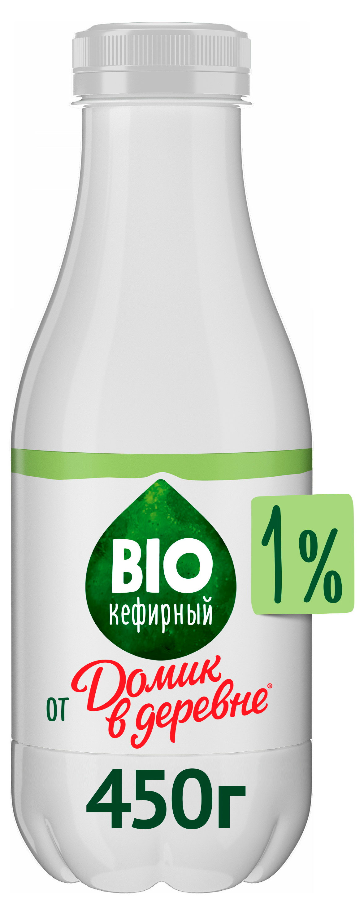 Кефир Домик в деревне BIO-кефирный 1%, 450 г