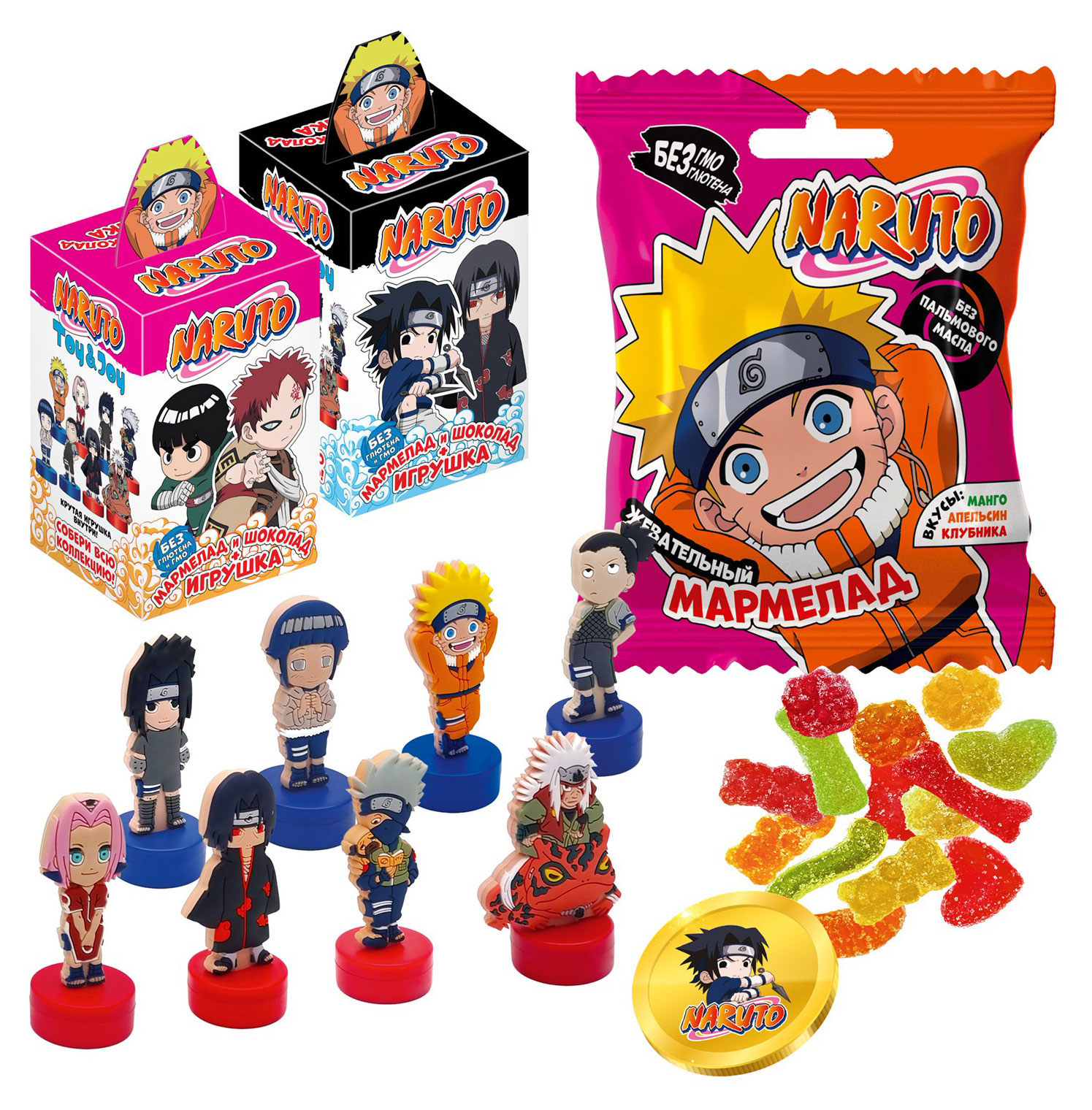 Мармелад жевательный Naruto Shippuden, 34,5 г