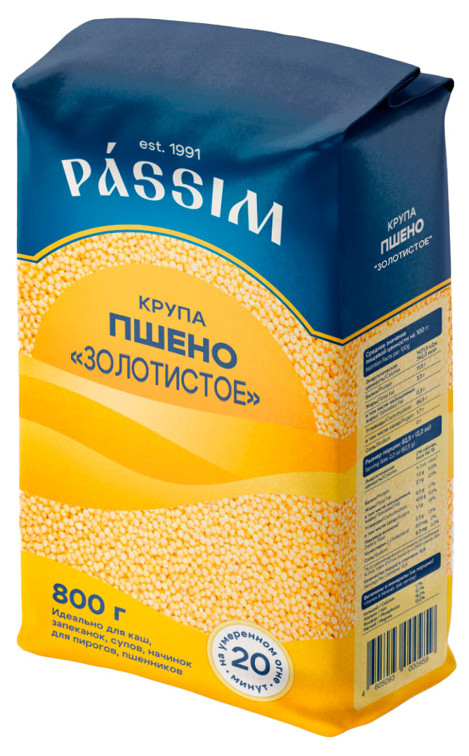 Пшено ПАССИМ Отборное, 800 г