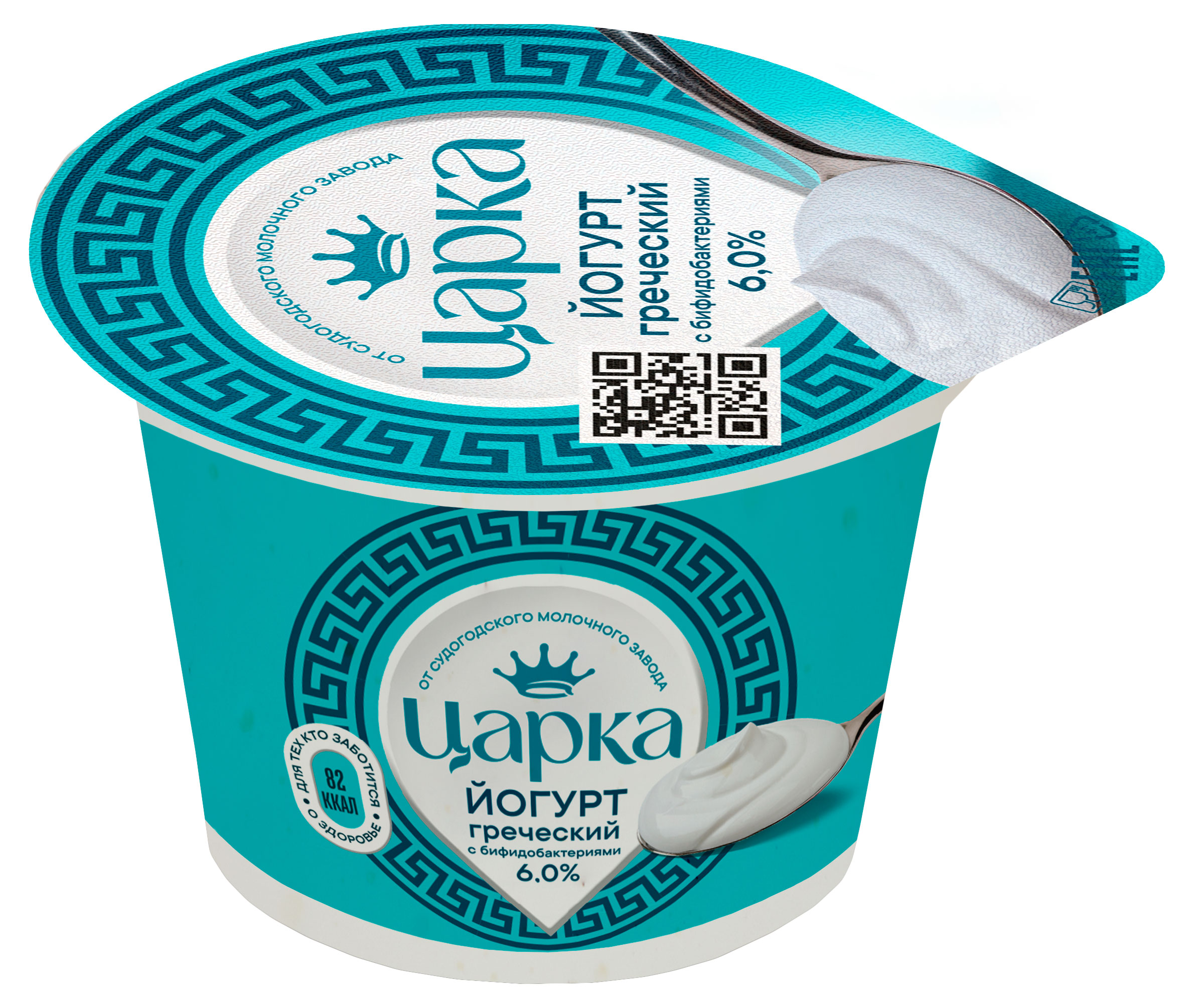 Йогурт греческий густой Царка 6% БЗМЖ, 140 г