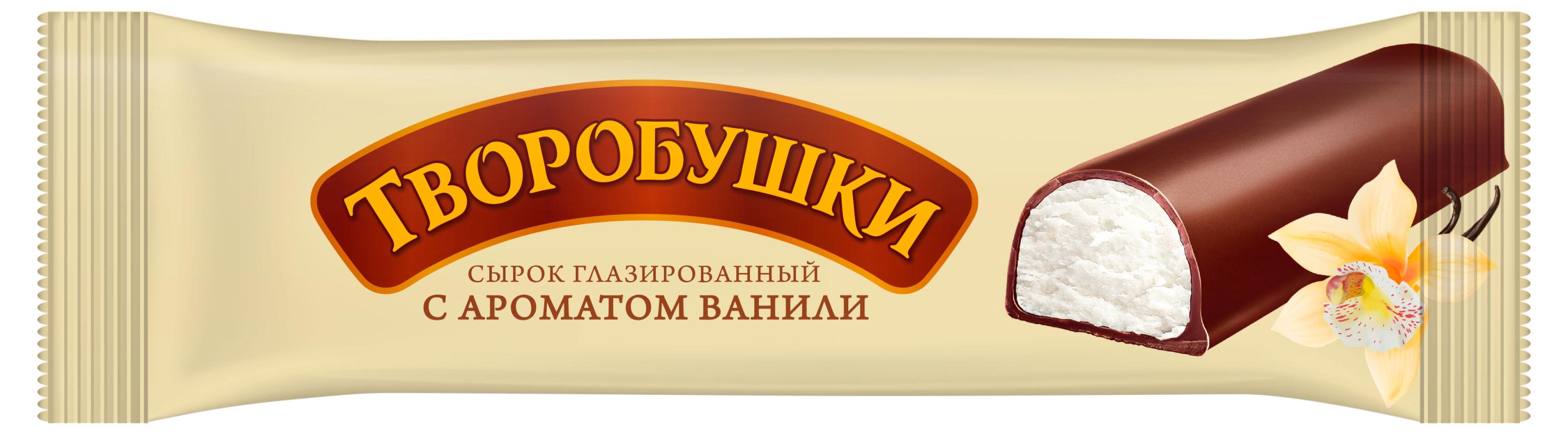 Сырок глазированный творожный Творобушки ваниль батончик БЗМЖ 20% Беларусь, 40 г