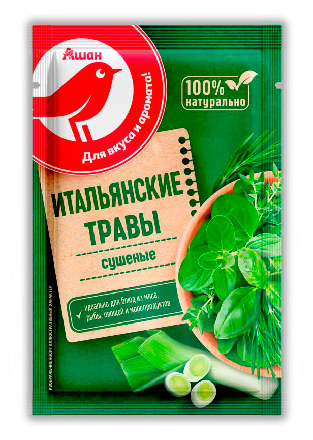 Итальянские травы АШАН Красная птица, 15 г