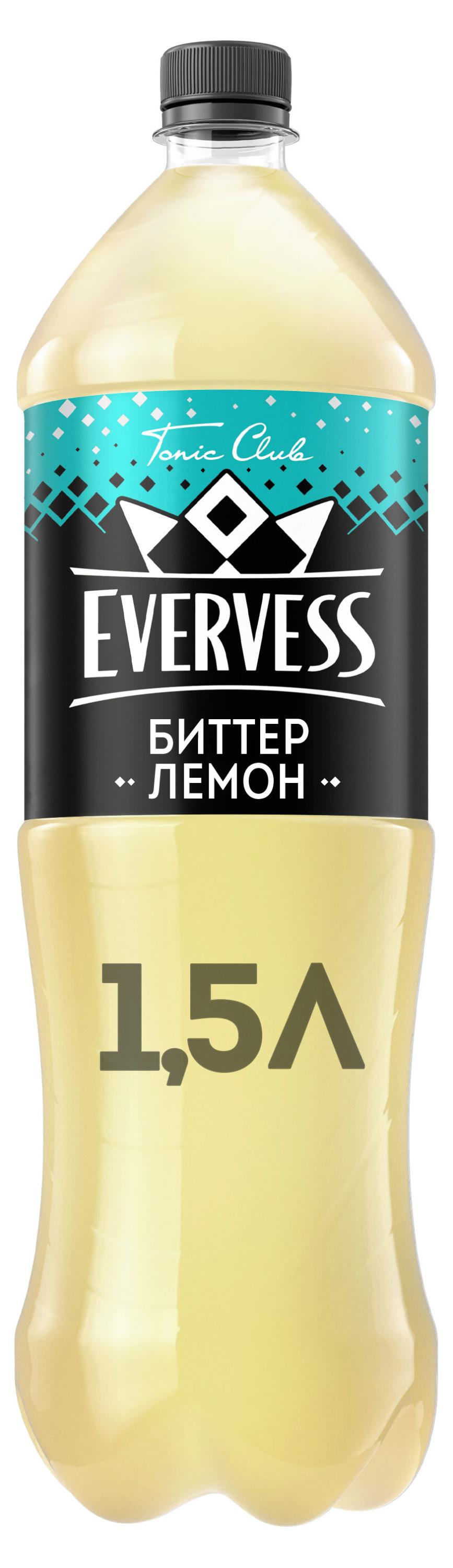Напиток газированный Evervess Биттер Лемон Тоник, 1,5 л