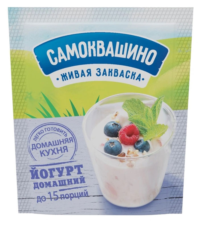 Закваска живая Самоквашино Йогурт домашний саше охлажденная, 2 г
