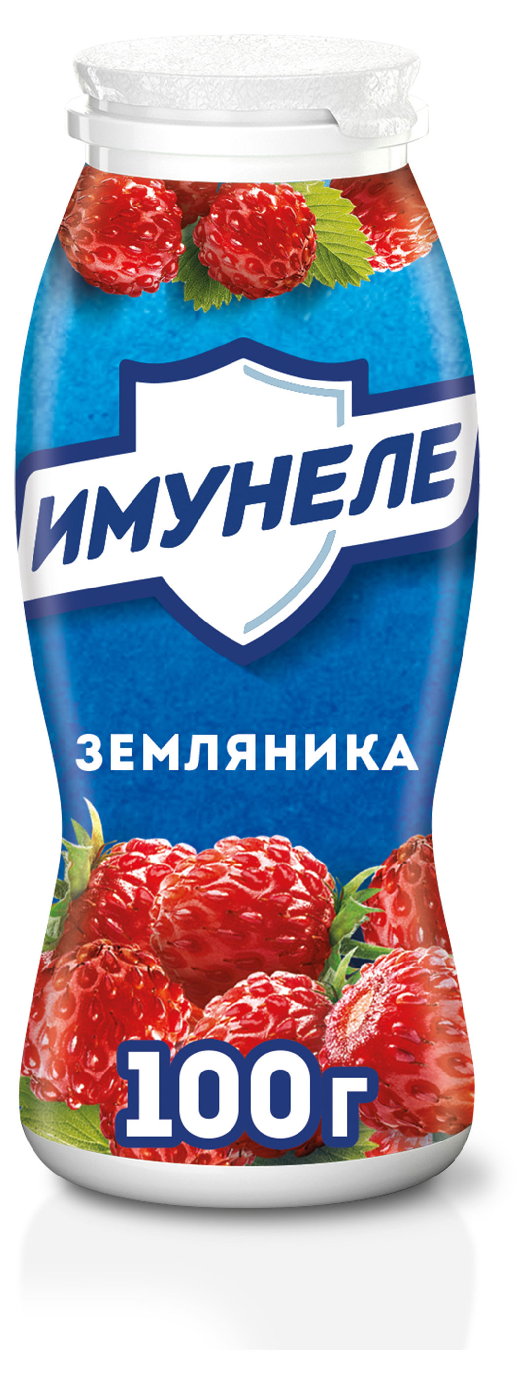 Напиток кисломолочный Имунеле земляника 1,2% охлажденный, 100 г