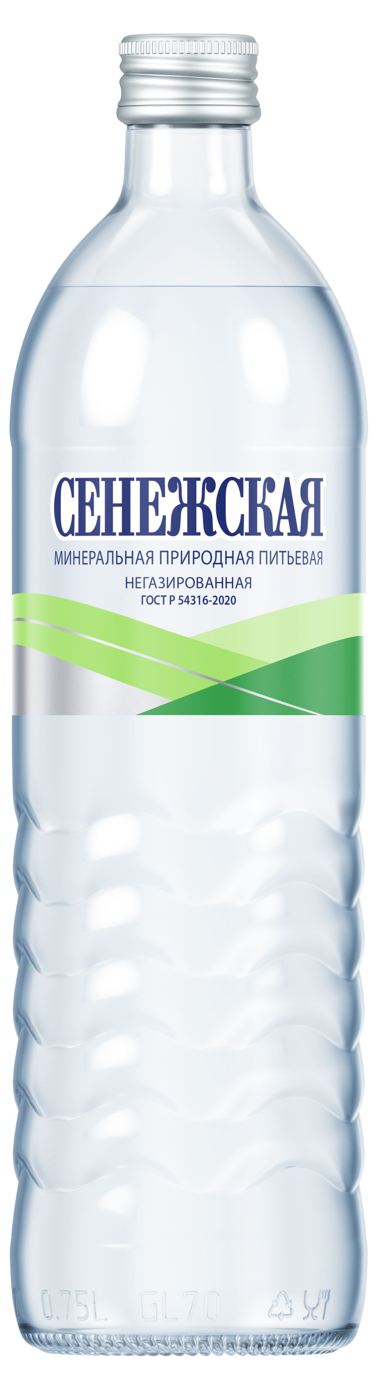 Вода питьевая Сенежская негазированная, 0,75 л