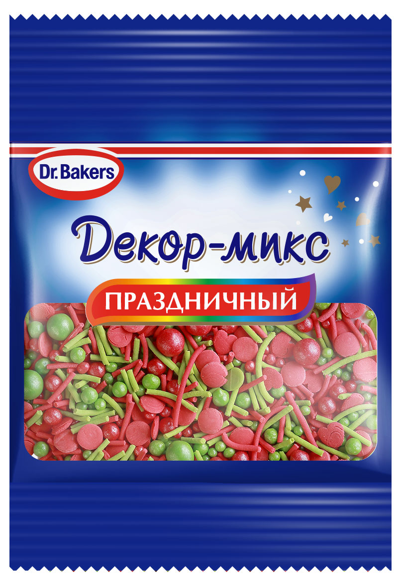 Декор-микс Dr.Bakers Праздничный, 10 г