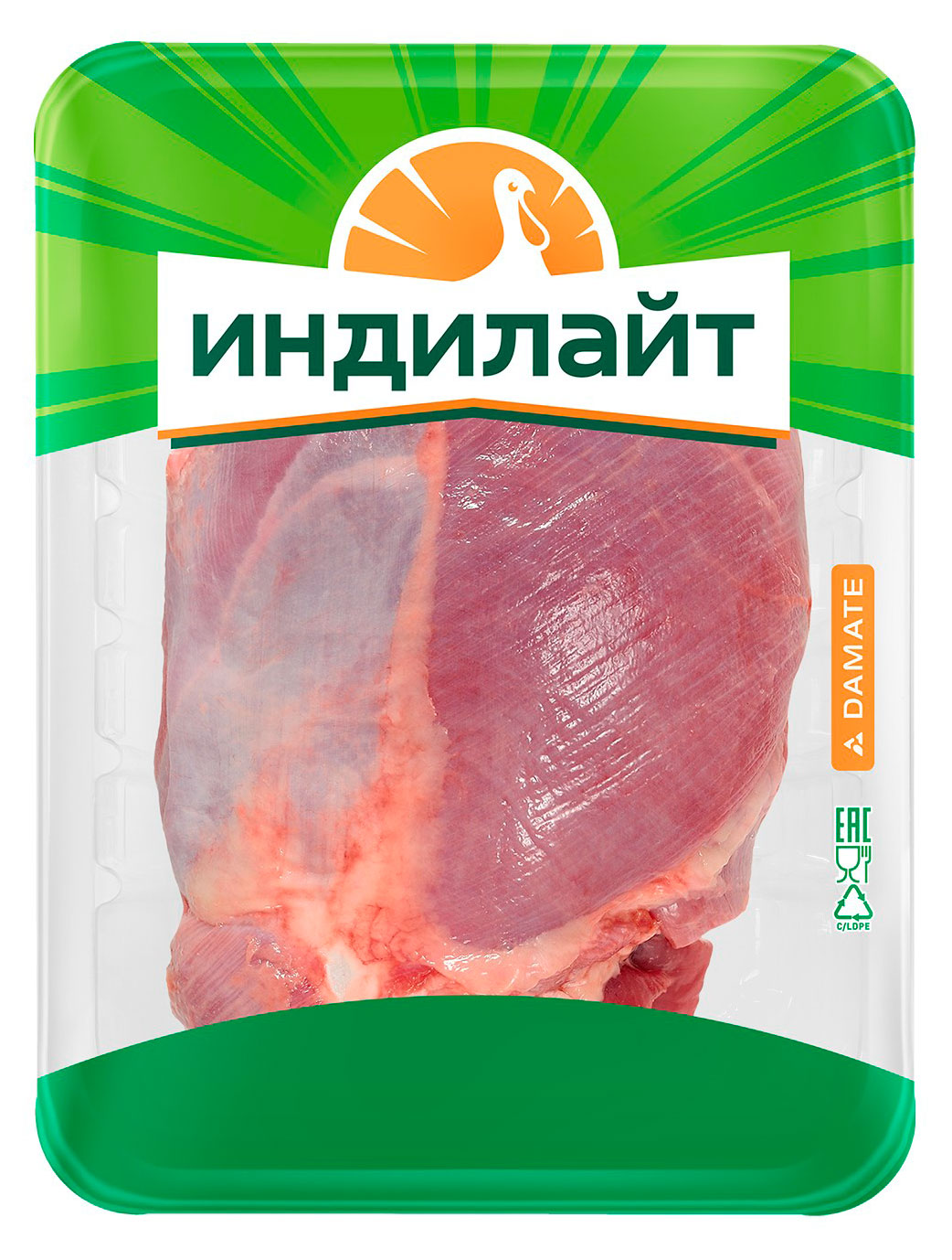 Бедро индейки ИндиЛайт на кости охлажденное, ~ 1 кг