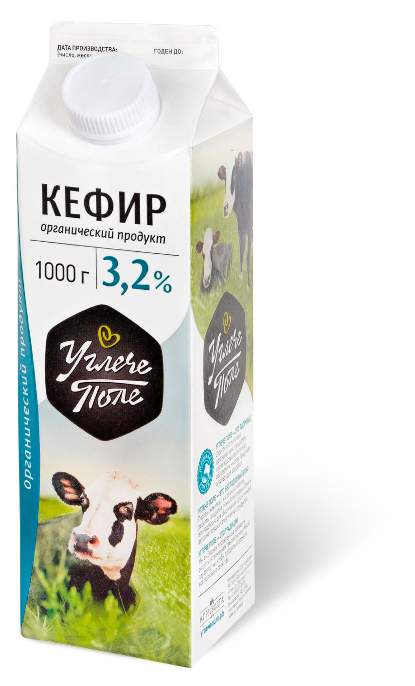 Кефир Углече Поле 3,2% БЗМЖ, 1 кг