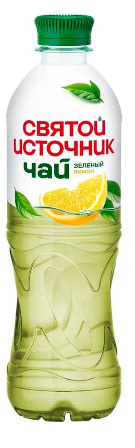 Чай зеленый холодный Святой Источник Лимон, 0,5 л