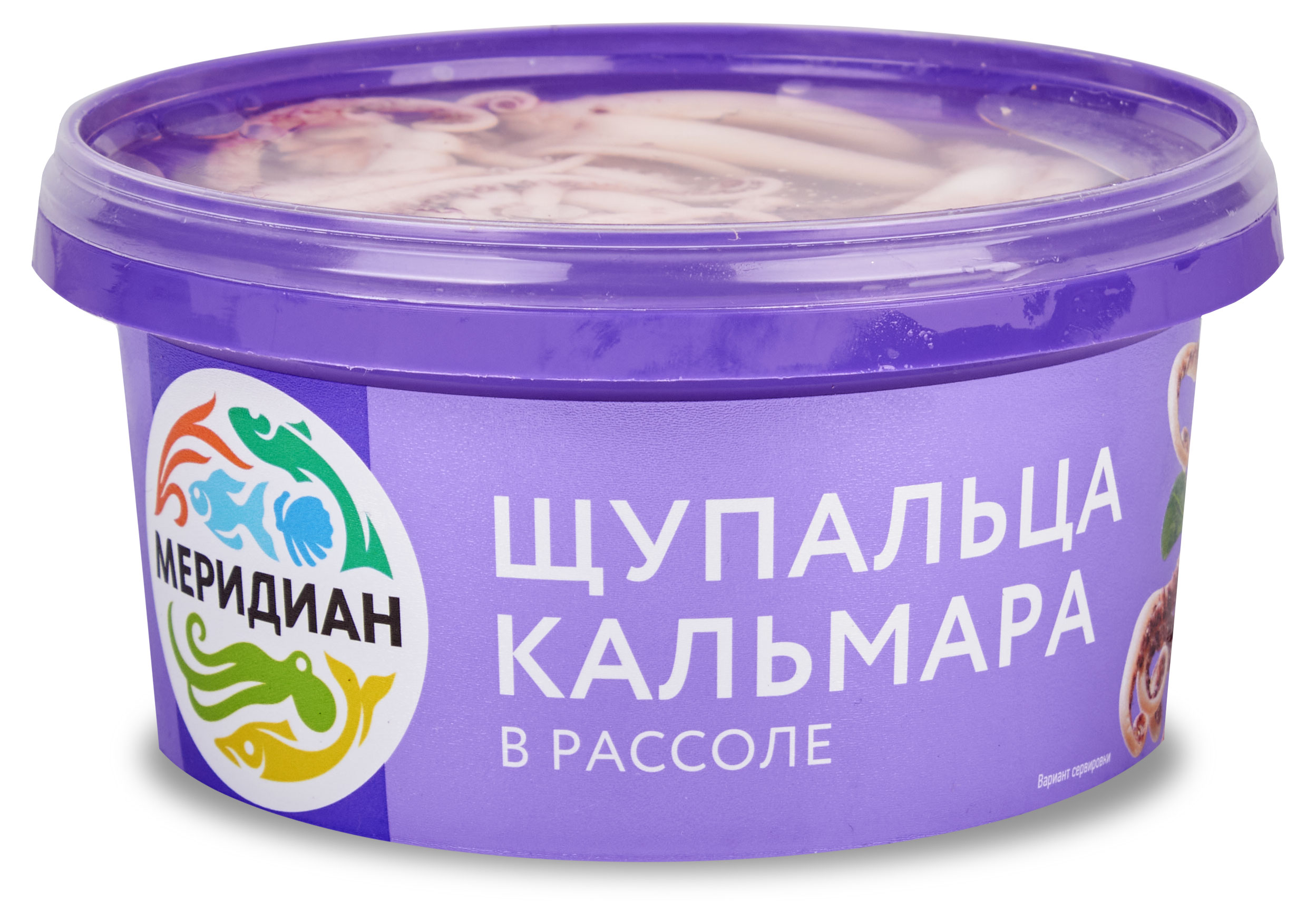 Щупальца кальмара Меридиан в рассоле, 430 г