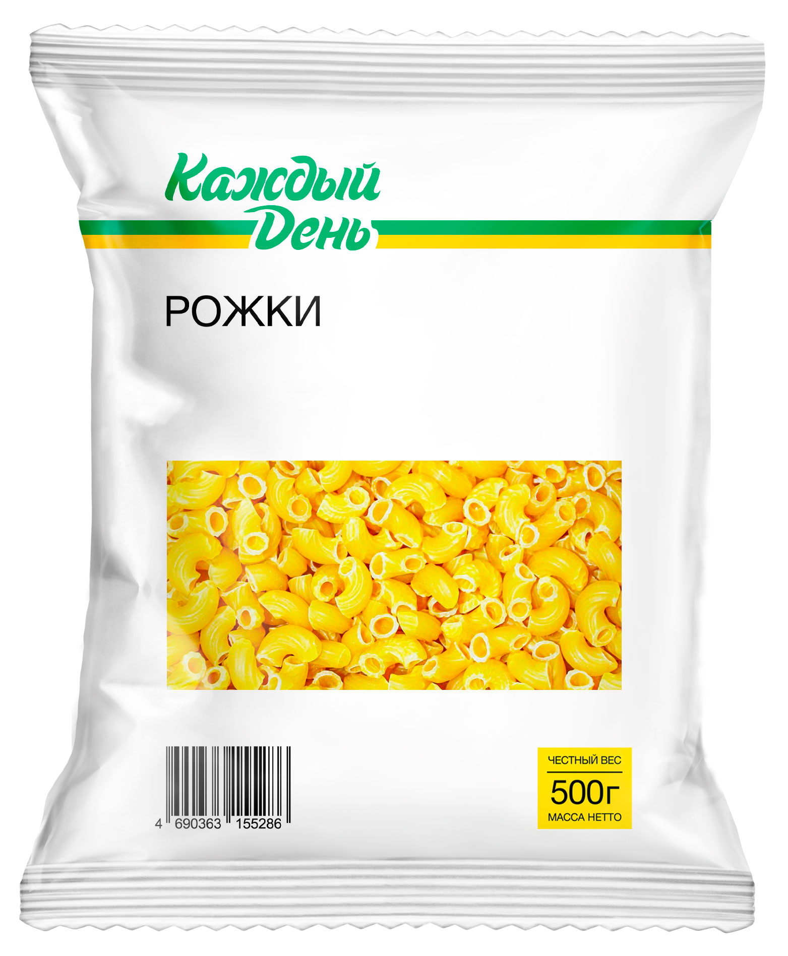 Макаронные изделия Каждый день Рожки, 500 г