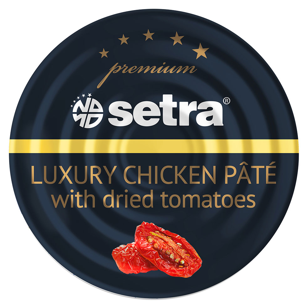 Паштет куриный Setra с вялеными томатами Сербия, 100 г