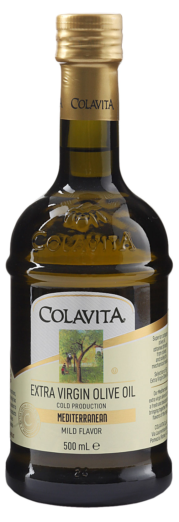 Масло оливковое Colavita Mediterranean нерафинированное Италия, 500 мл