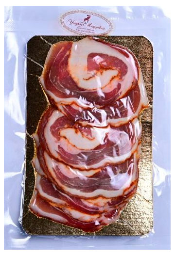 Деликатес мясной сыровяленый Усадьба Мещерская Панчетта нарезка, 150 г