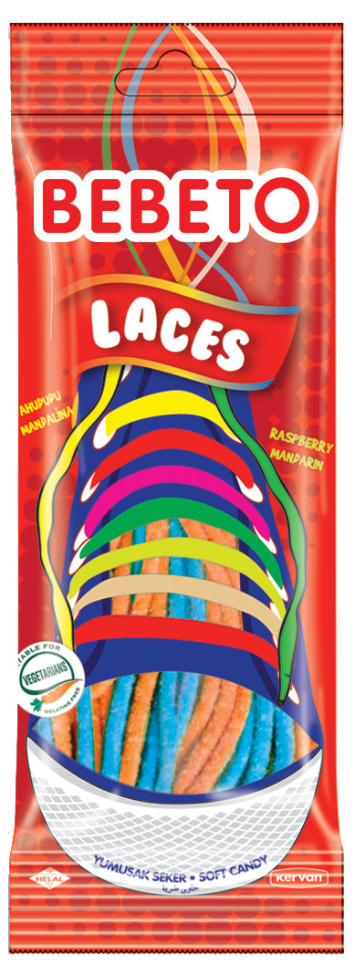 Мармелад жевательный Bebeto Laces Турция, 75 г