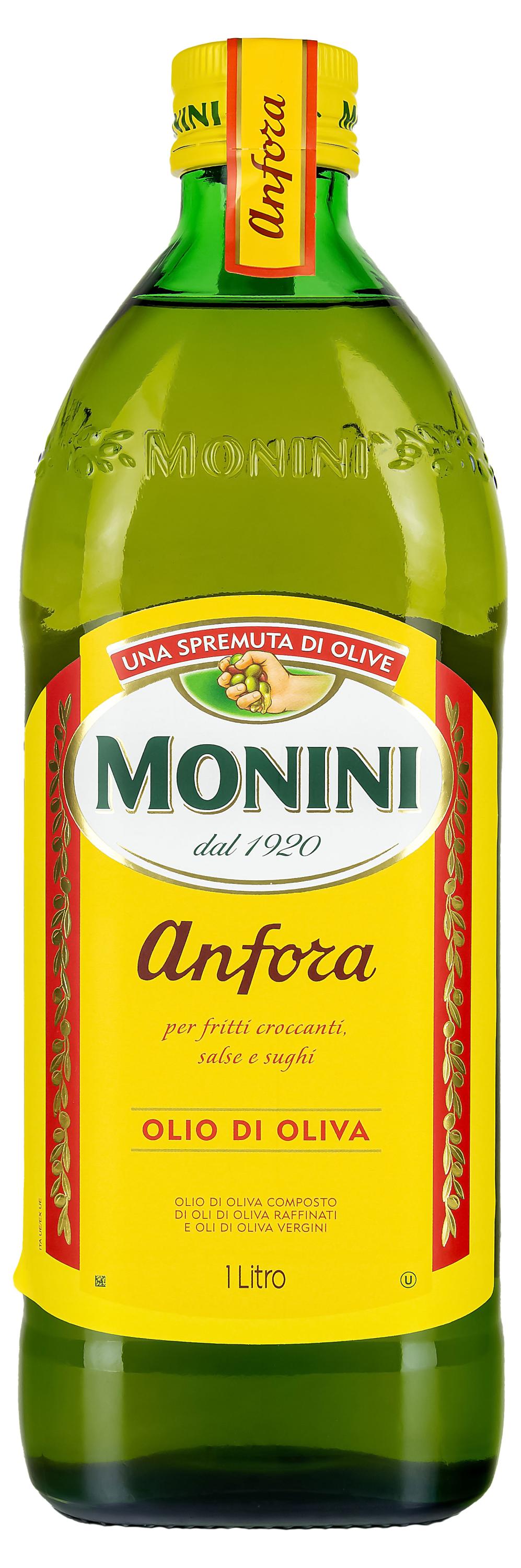 Масло оливковое Monini рафинированное, 1 л