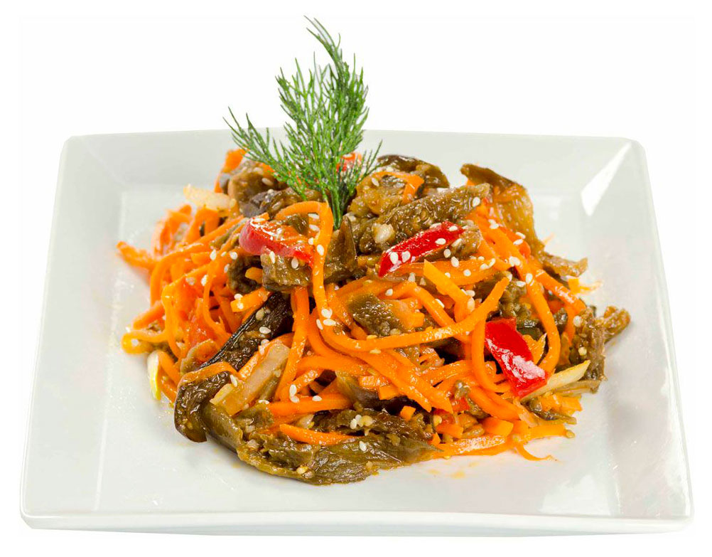 Салат Хе из баклажанов маринованных по-корейски, вес