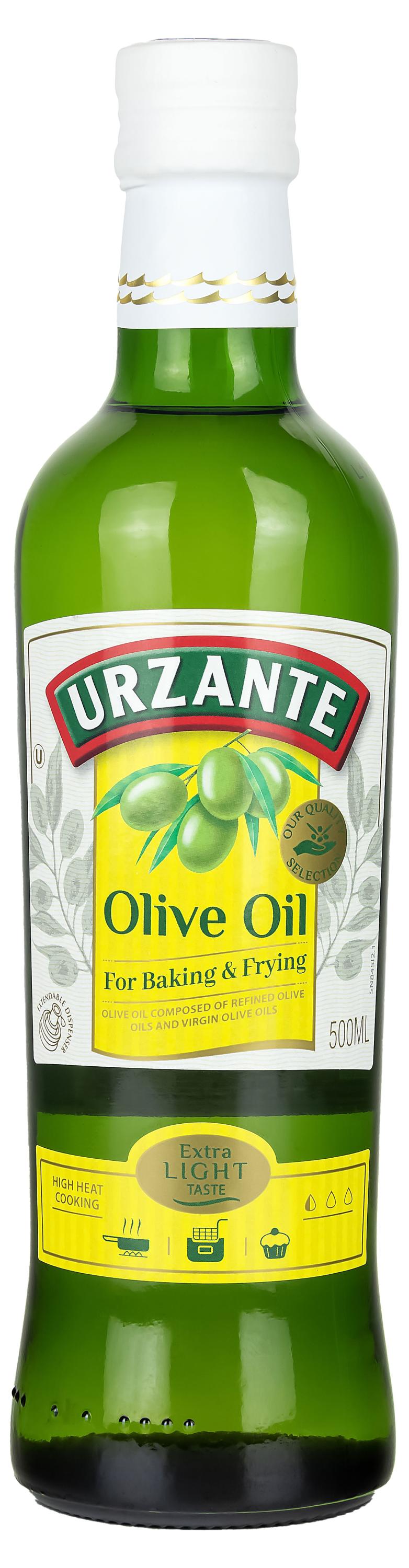 Масло оливковое Urzante Рафинированное с добавлением нерафинированного оливкового Испания, 0,5 л