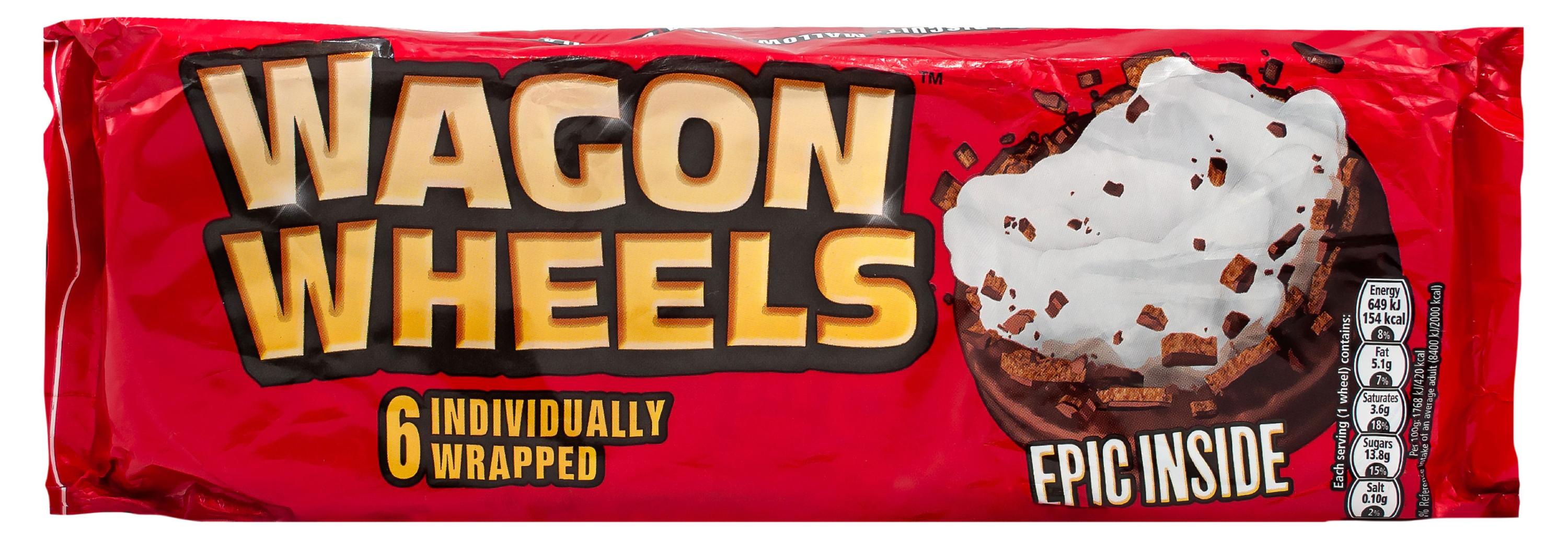 Печенье WAGON WHEELS суфле с ароматом шоколада Великобритания, 220 г