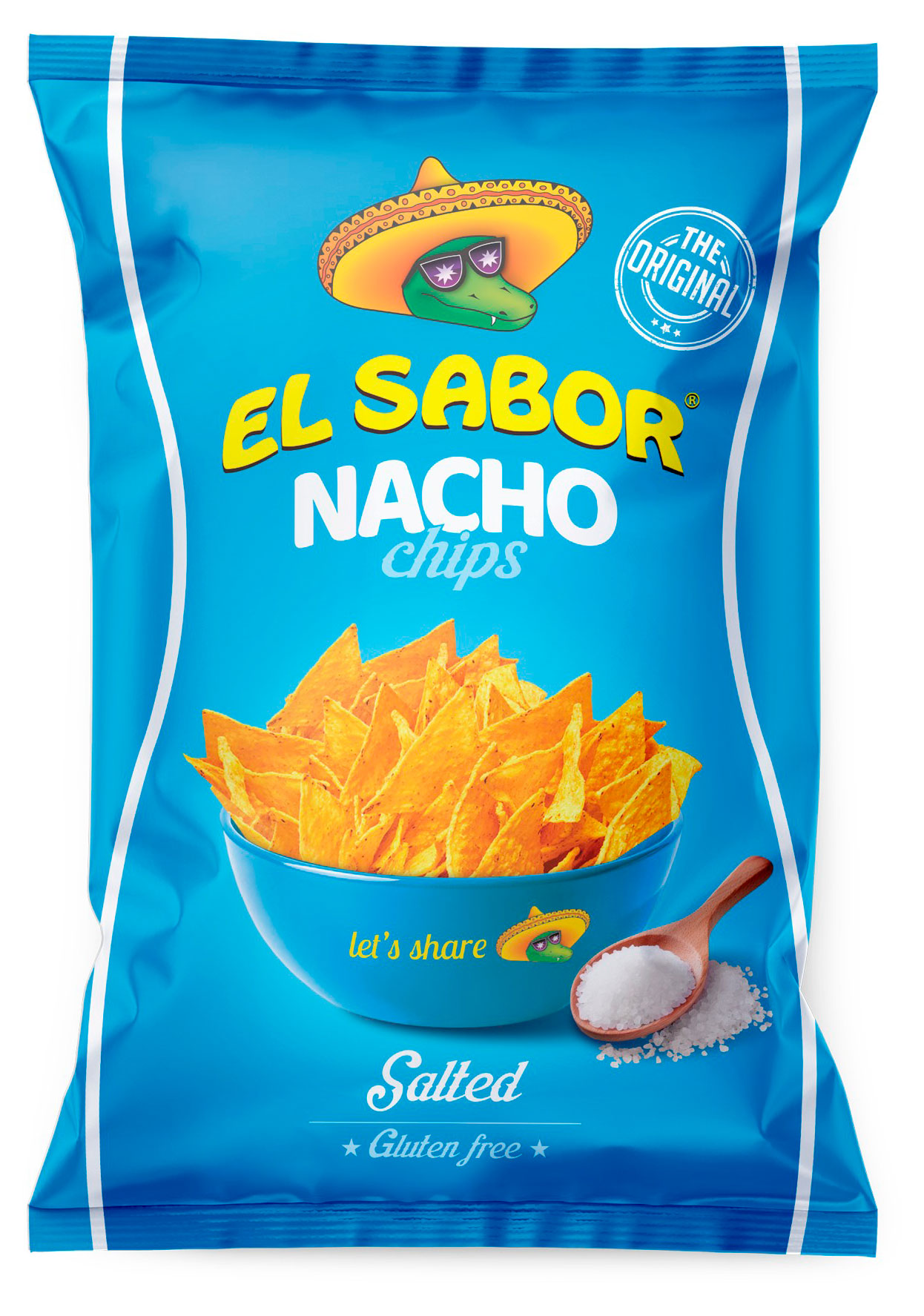 Чипсы кукурузные El sabor Начос с солью Греция, 100 г