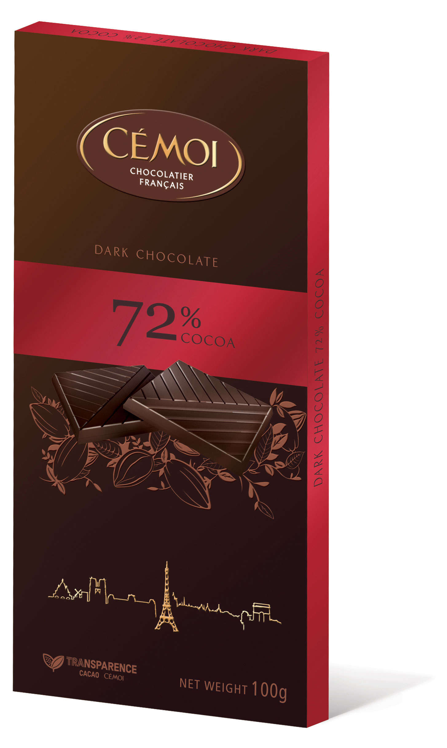 Шоколад горький CEMOI 72%, 100 г