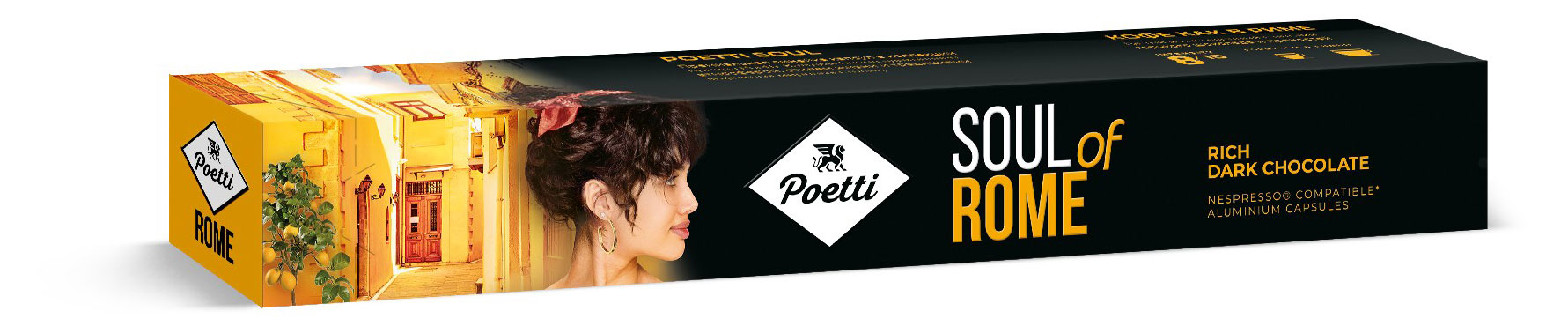 Кофе в капсулах Poetti Soul of Rome, 10 капсул