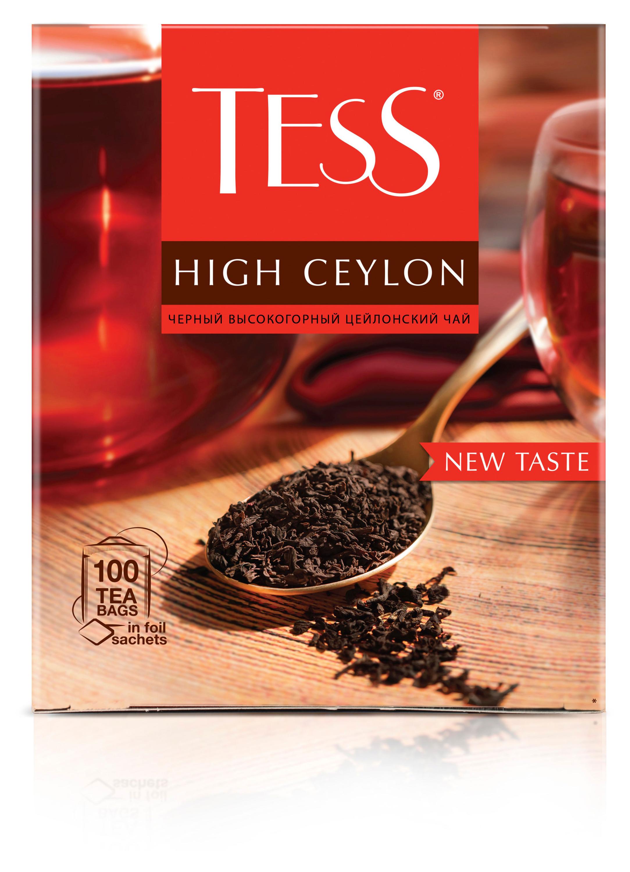 Чай черный Tess цейлонский, 2 г х 100 шт