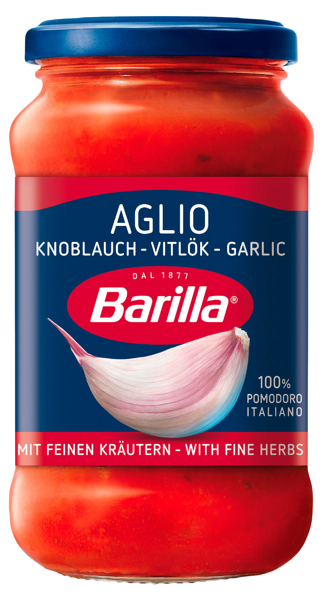 Соус Barilla томатный с чесноком и травами Италия, 400 г