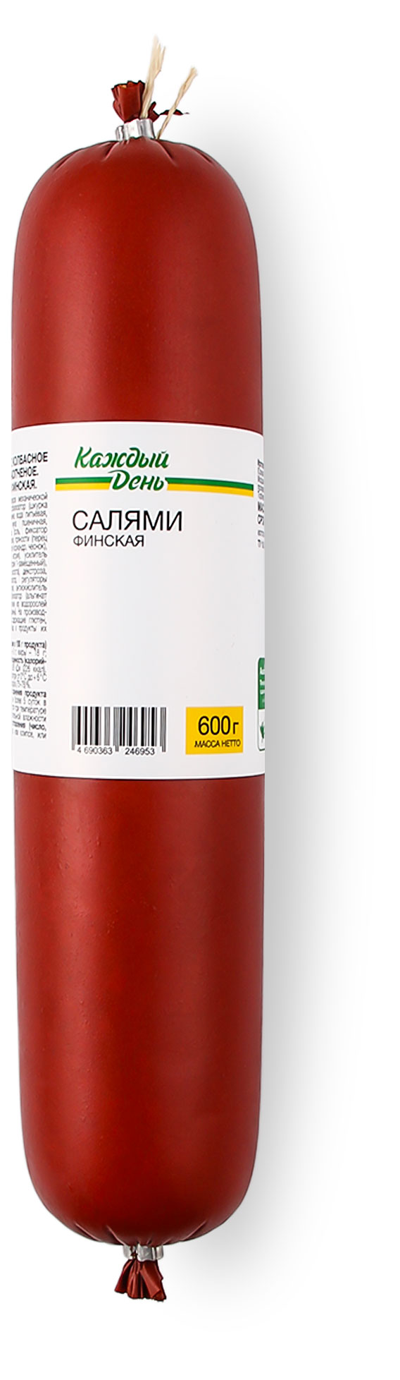 Колбаса Каждый день Салями финская, 600 г