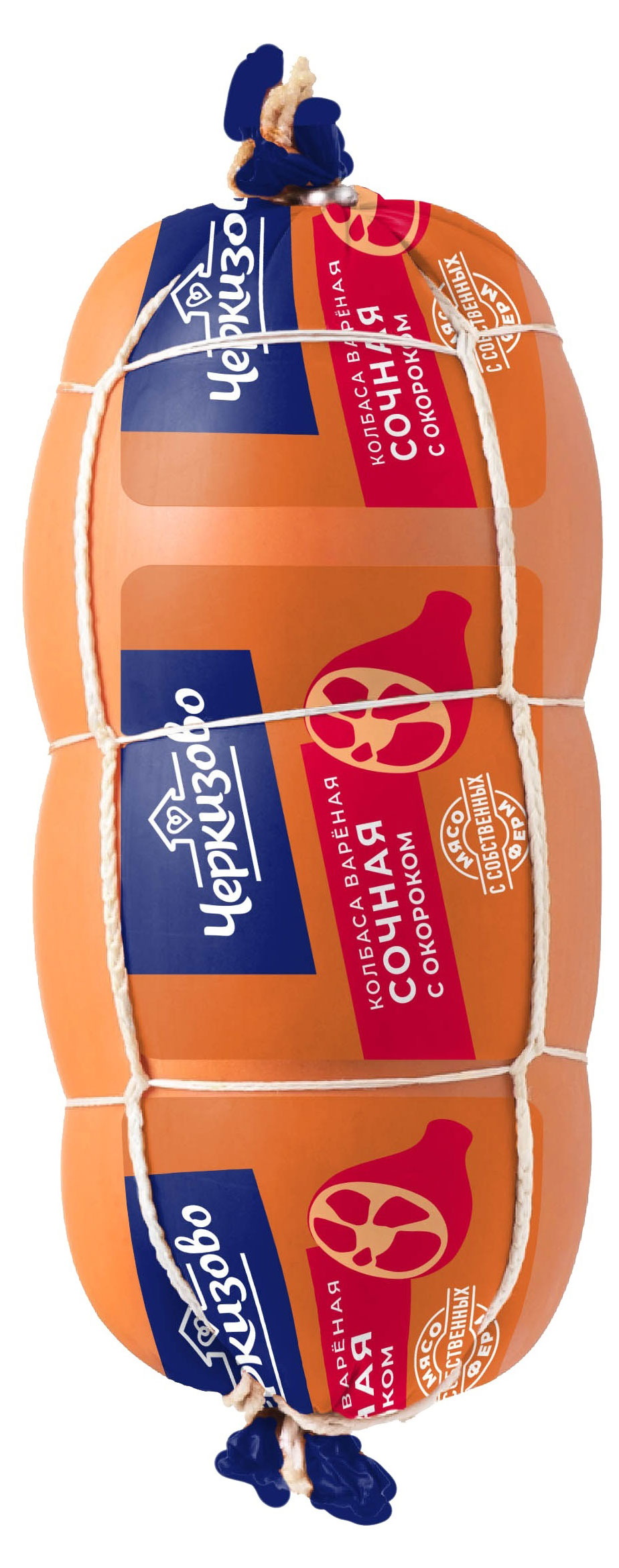 Колбаса вареная Черкизово Сочная с окороком, 380 г