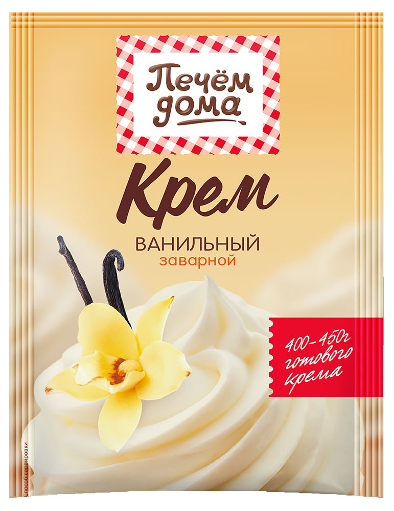 Крем-десерт Печём дома ванильный, 90 г