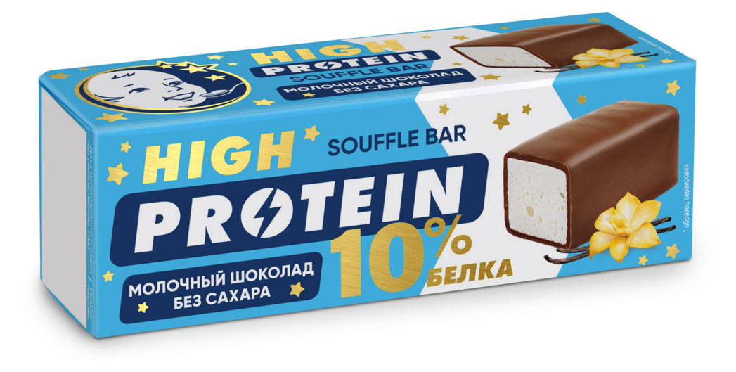 Суфле сырок молочное ЗГДиОП им. В.П.Пастухова High Protein в молочном шоколаде с протеином без сахара батончик охлажденное, 50 г