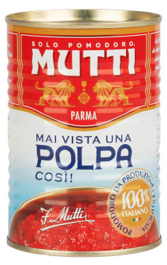 Томаты Mutti мелконарезанные Италия, 400 г