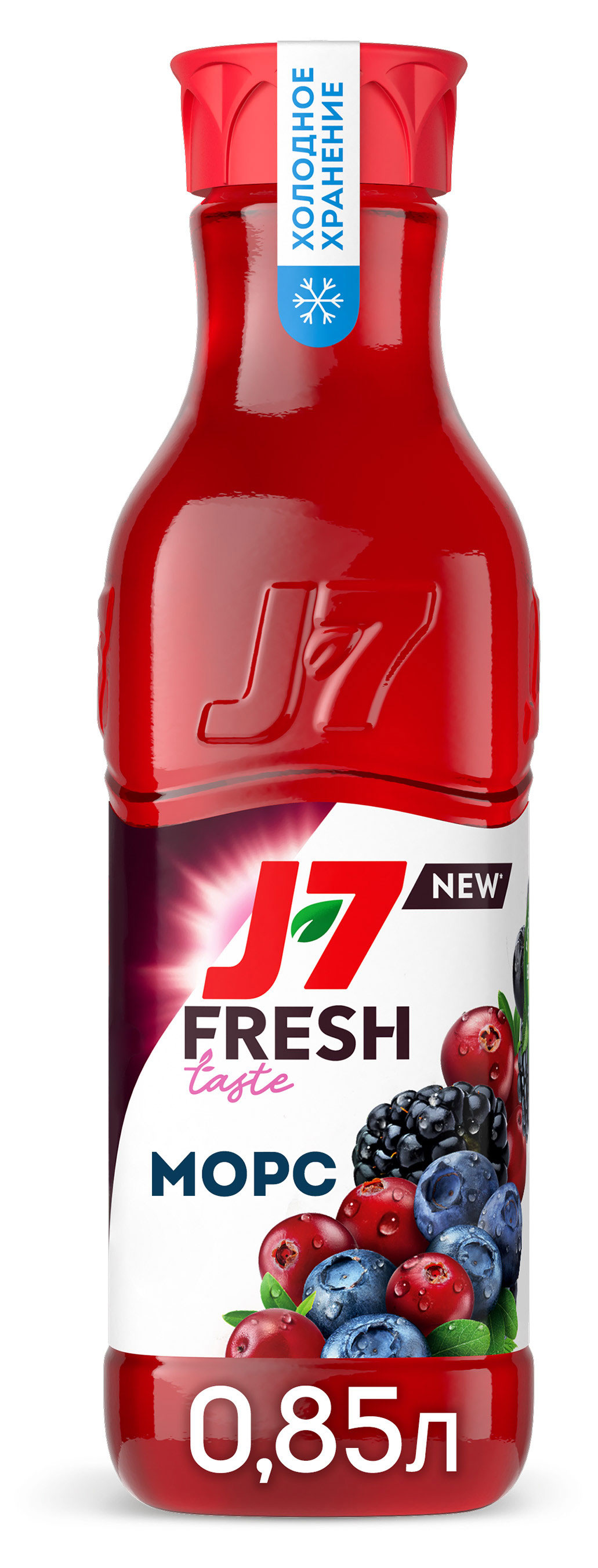 Морс J7 Fresh Taste Ягодный охлажденный, 0,85 л
