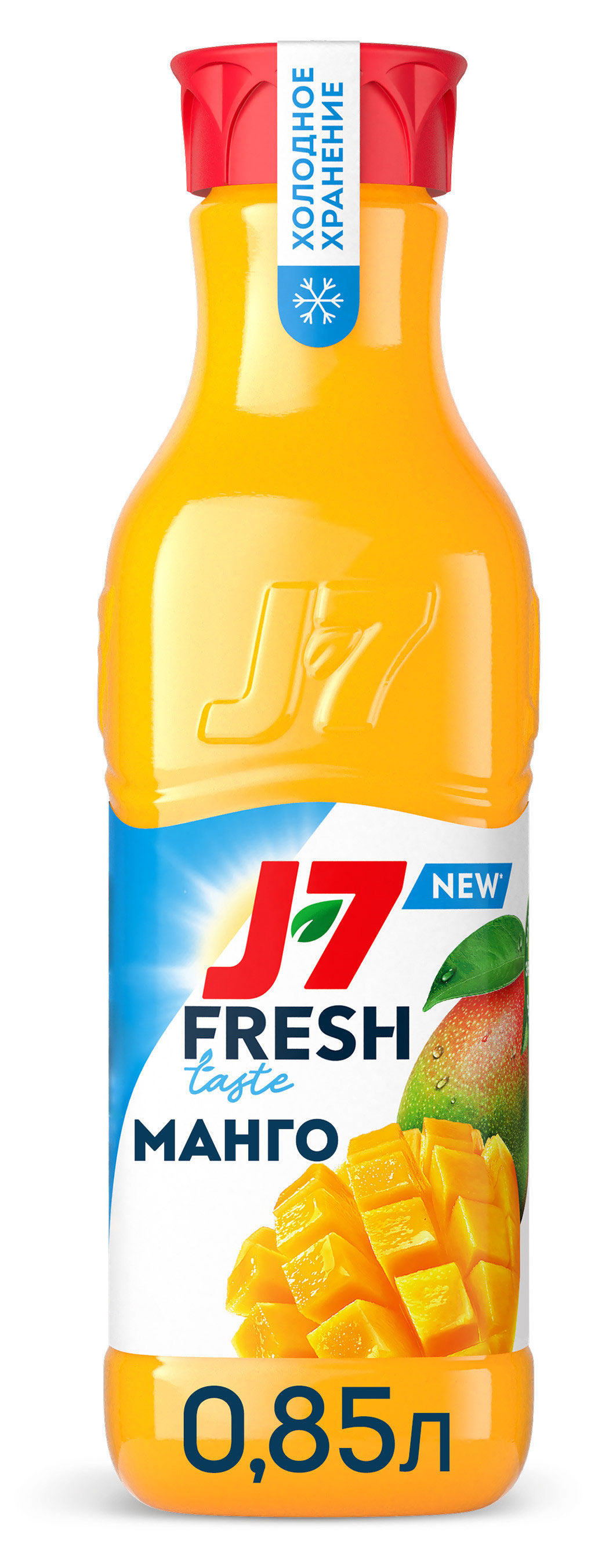 Нектар J7 Fresh Taste Манго с мякотью охлажденный, 0,85 л