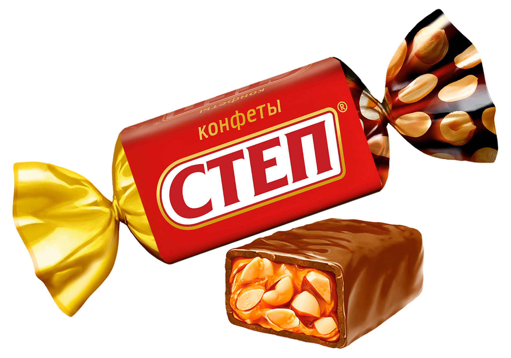 Конфеты СТЕП Золотой, вес