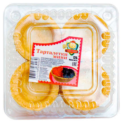Тарталетки мини пшеничные Lope-Lope, 128 г
