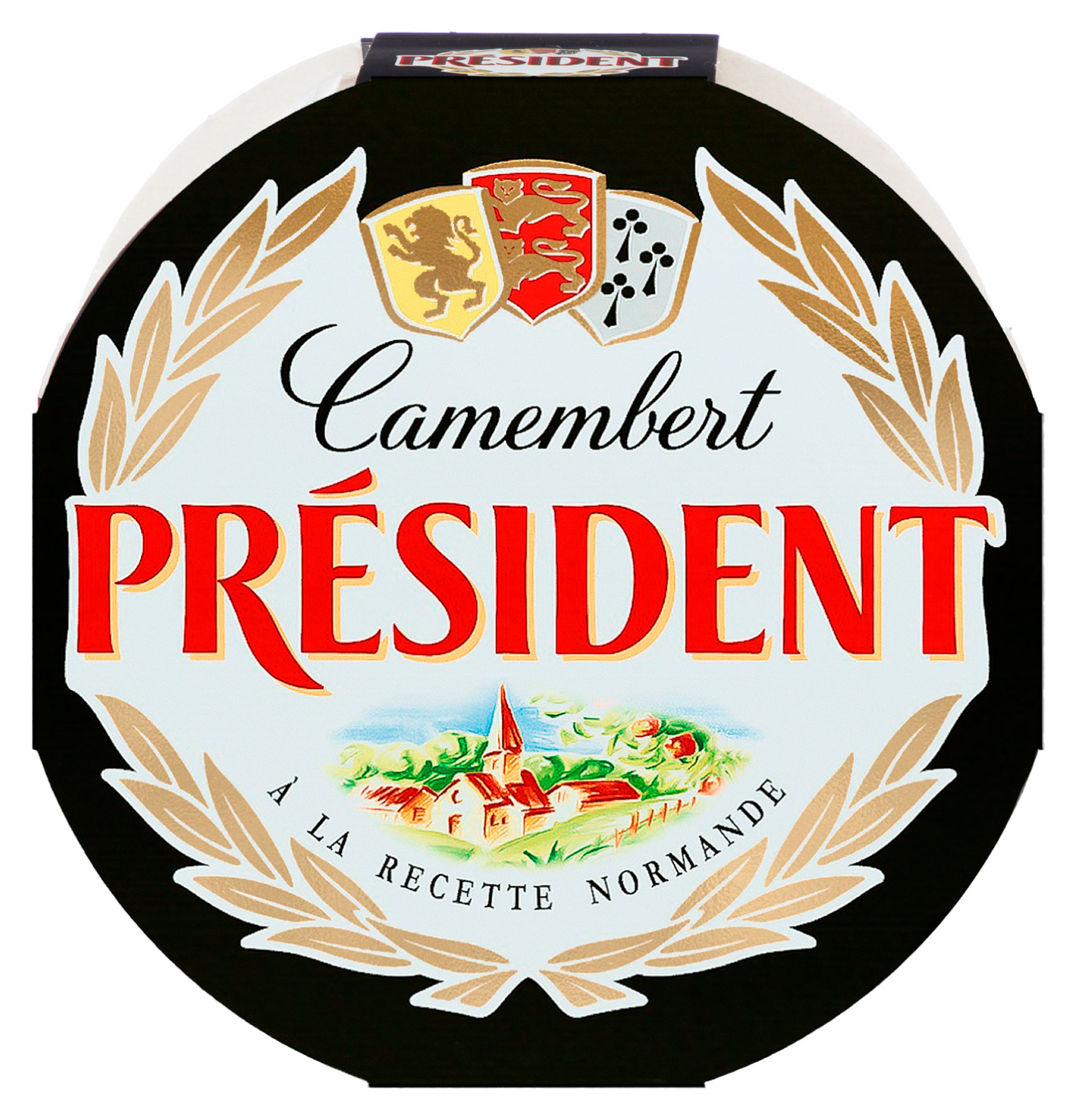 Сыр мягкий Камамбер President с белой плесенью 45% БЗМЖ, 125 г