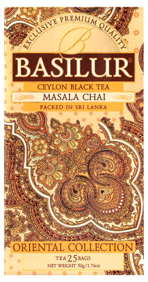 Чай черный Basilur Масала Шри-Ланка, 25 пакетиков