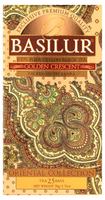 Чай черный Basilur Восточная коллекция Золотой меся Шри-Ланка, 25 пакетиков