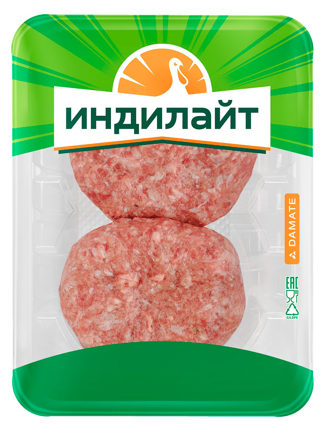 Бифштекс из индейки ИндиЛайт рубленый охлажденный, 200 г