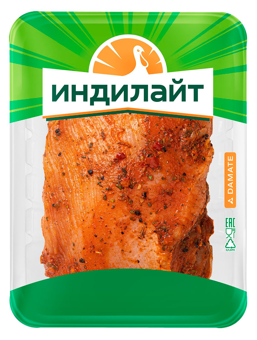 Филе индейки ИндиЛайт с томатами и орегано охлажденное, 600 г