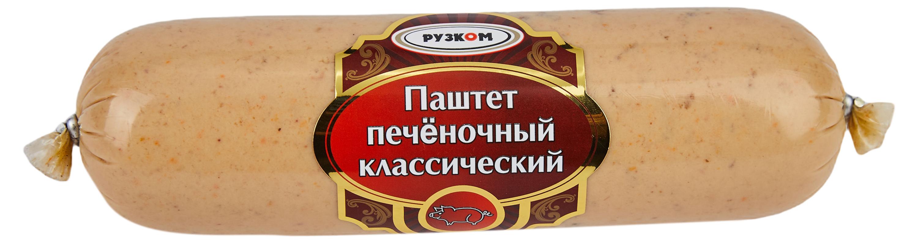Паштет печеночный Рузком Классический из свиной печени охлажденный, 250 г