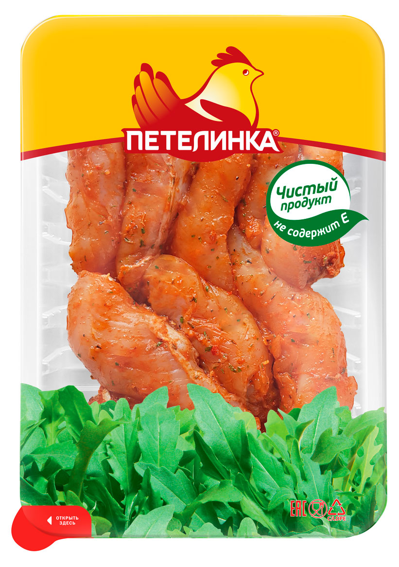 Филе малое Петелинка По-мексикански в соусе Чураско охлажденное, 450 г